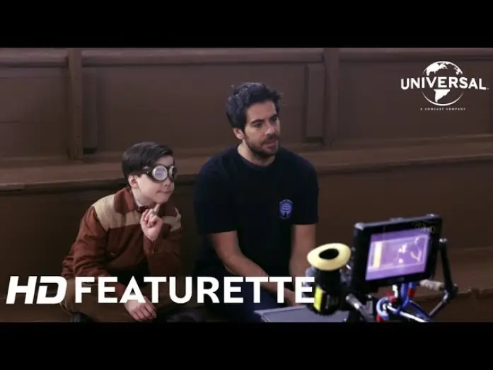 Video for the film The House with a Clock in Its Walls — La Prophétie de l'Horloge - Featurette "Eli Roth trouve sa magie"