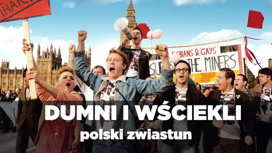 Video for the film Pride — Dumni i wściekli (2014) zwiastun PL, film dostępny na VOD