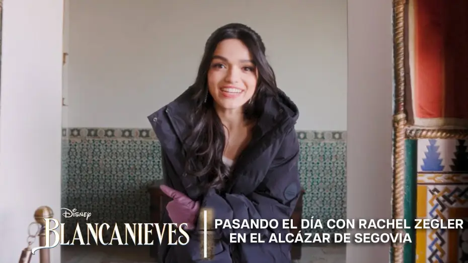 Video for the film Disney's Snow White — Blancanieves | Pasando el día con Rachel Zegler en el Alcázar de Segovia | Ya en cines