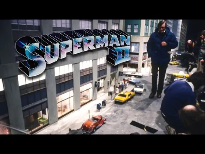 Video for the film Superman II — SUPERMAN 2 miniature effects