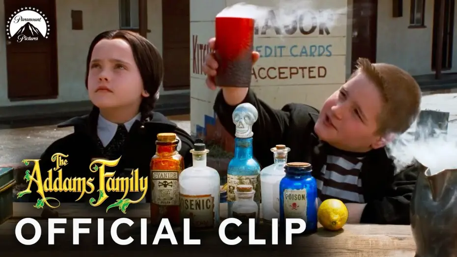 Video for the film The Addams Family — Poison Lemonade Stand (Full Scene)