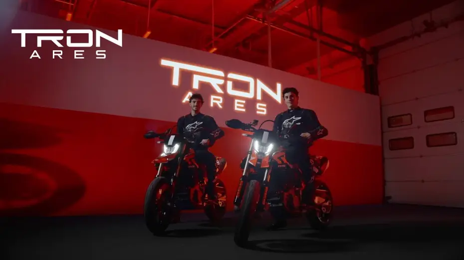 Video for the film TRON: Ares — TRON: Ares x Ducati - Entra en la Red con Francesco Bagnaia y Marc Márquez