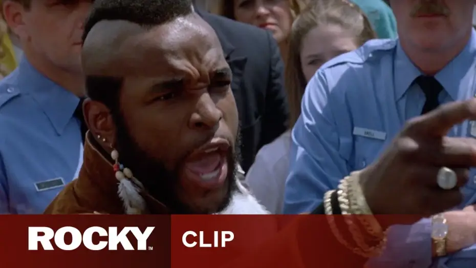 Video for the film Rocky III — Clubber Lang Taunts Rocky Balboa