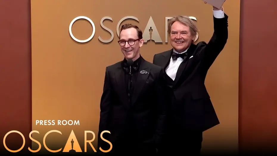 Video for the film The Girl Who Cried Pearls — The Girl Who Cried Pearls Best Animated Short Film Press Room Speech | 98th Oscars (2026)
