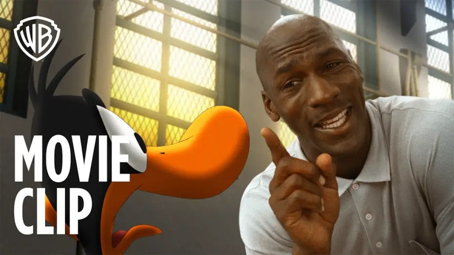 Video for the film Space Jam — Michael Jordan Enters Looney Tunes
