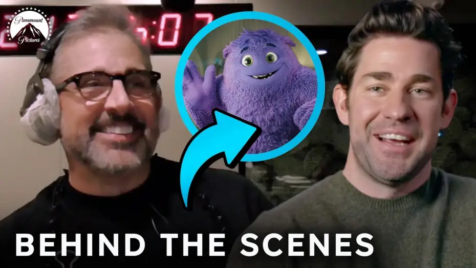 Video for the film IF — Voice Actors Behind the Scenes w/ John Krasinski, Steve Carell & More!