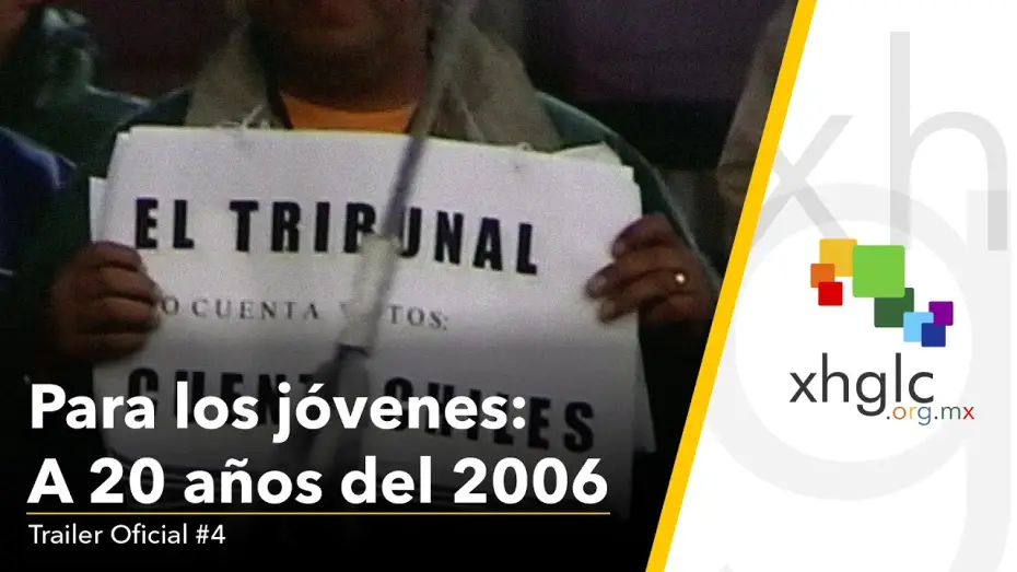 Video for the film Para los jóvenes: a 20 años del 2006 — Para Los Jóvenes: A 20 años del 2006 (Trailer Oficial #4)