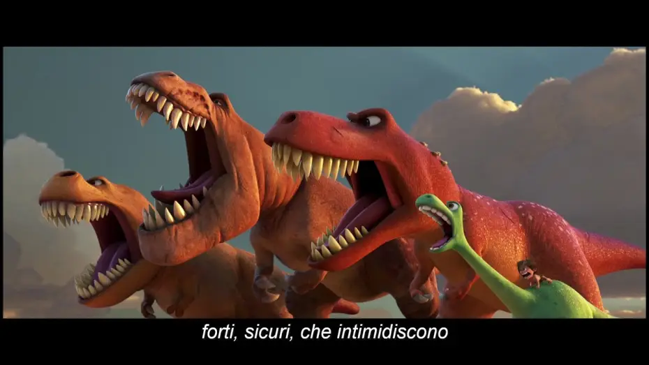 Video for the film The Good Dinosaur — Disney•Pixar: Il Viaggio di Arlo - I ruggiti dei T-Rex - Pod dal film | HD