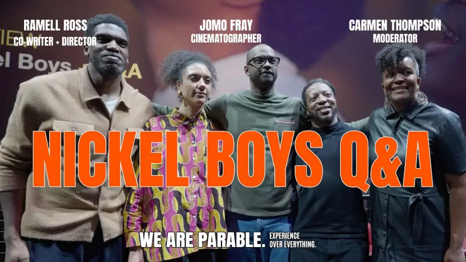 Video for the film Nickel Boys — Nickel Boys Q&A | RaMell Ross & Jomo Fray | Adapting Colson Whitehead’s Pulitzer Prize-Winning Novel