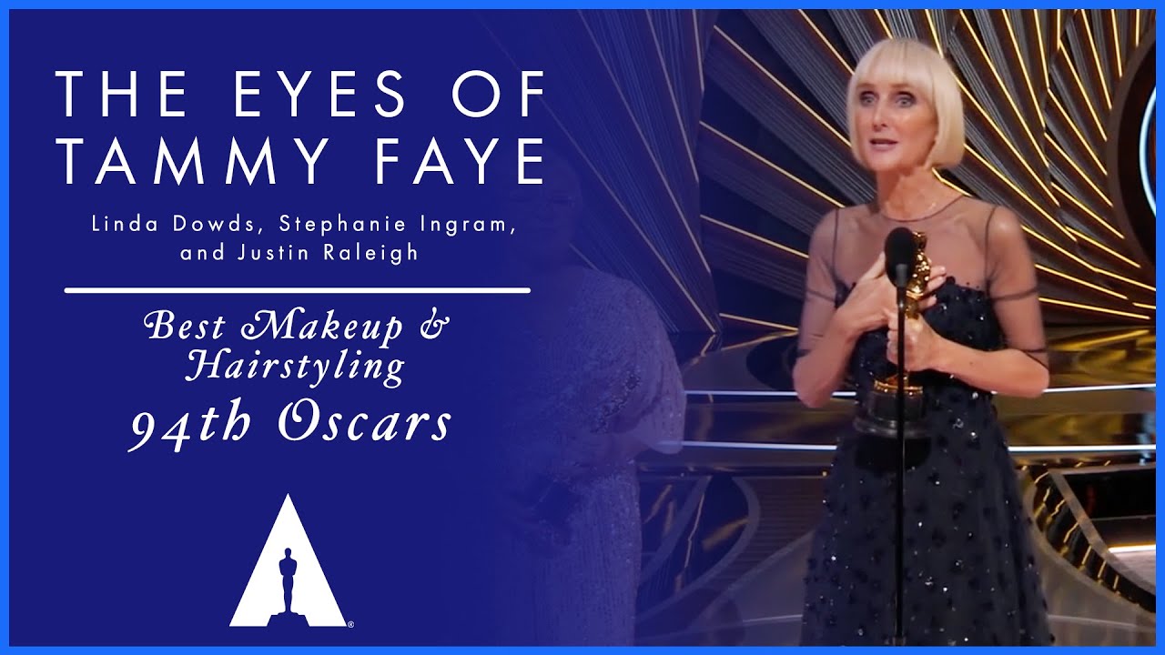 Video for the film The Eyes of Tammy Faye — 'The Eyes of Tammy Faye' Wins Best Makeup and Hairstyling | 94th Oscars