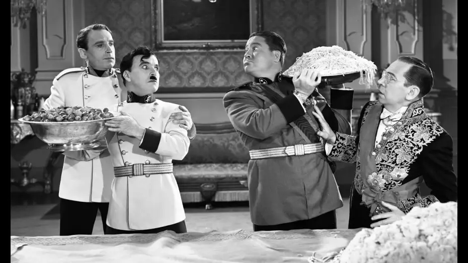 Video for the film The Great Dictator — Charlie Chaplin - Food Fight - The Great Dictator