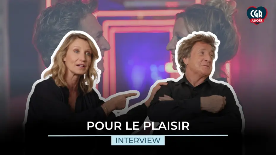 Video for the film Good Vibes Only — Interview d'Alexandra Lamy et François Cluzet - POUR LE PLAISIR