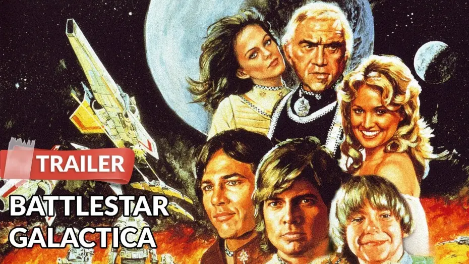 Video for the film Battlestar Galactica — Battlestar Galactica The Movie 1978 Trailer HD | Richard Hatch | Dirk Benedict