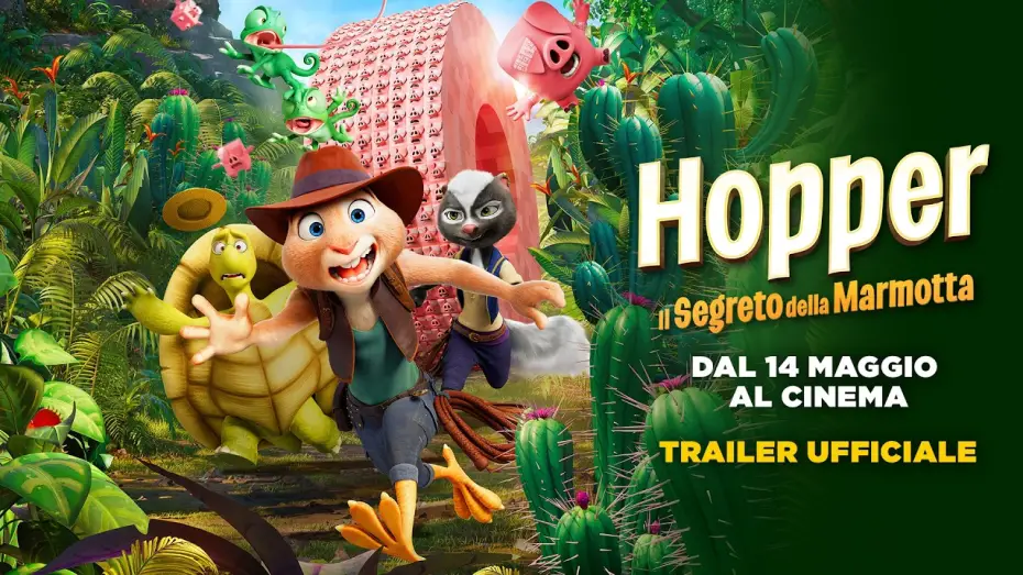 Video for the film Chickenhare and the Secret of the Groundhog — Hopper - Il segreto della Marmotta | Trailer 90" | dal 14 maggio al cinema