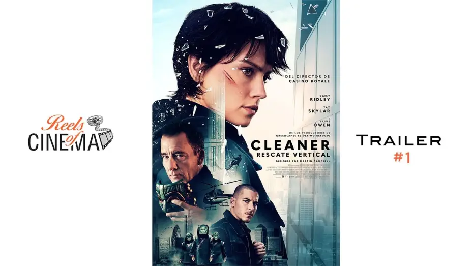 Video for the film Cleaner — Cleaner: Rescate Vertical (Martin Campbell, 2025) | Tráiler #1 4K en español