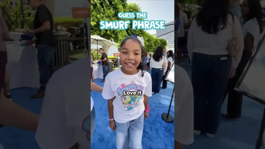Video for the film The Smurfs Musical — Can you guess the smurfified phrases?