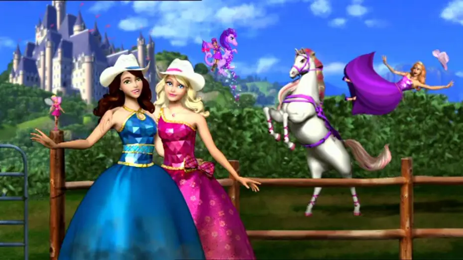Video for the film Barbie: Princess Charm School — Barbie: Escuela de princesas - Tomas falsas