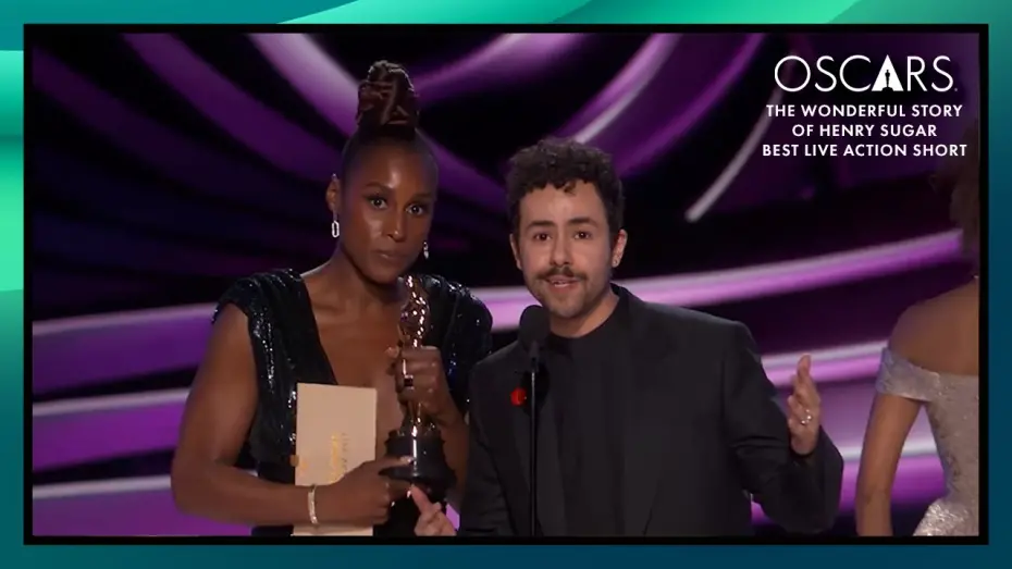 Video for the film The Wonderful Story of Henry Sugar — 'The Wonderful Story of Henry Sugar' Wins Best Live Action Short Film | 96th Oscars (2024)