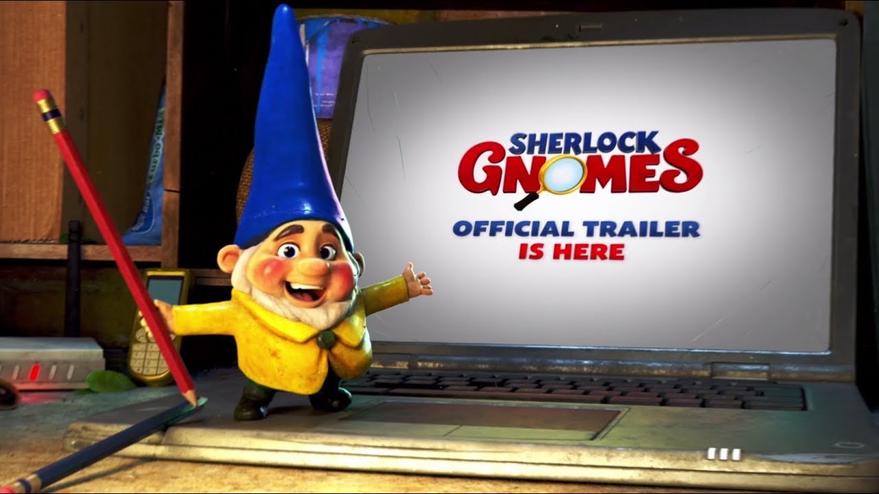 Video for the film Sherlock Gnomes — Official UK Trailer