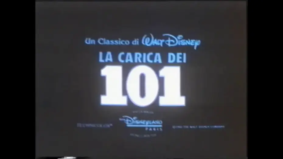 Video for the film One Hundred and One Dalmatians — Trailer Disney: La Carica dei 101