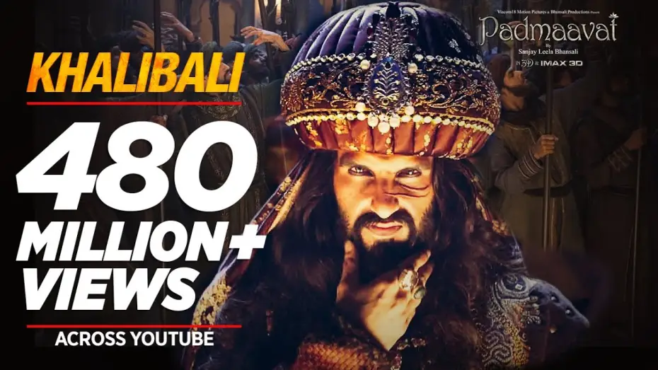 Video for the film Padmaavat — Padmaavat: Khalibali - Ranveer Singh | Deepika Padukone | Shahid Kapoor | Shivam Pathak