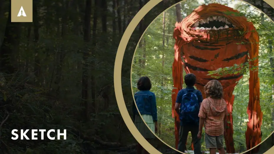 Video for the film Sketch — Sketch is Jurassic Park Meets Inside Out feat. Tony Hale, D'Arcy Carden, and Director Seth Worley