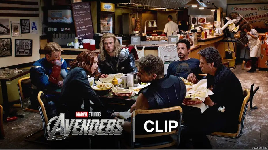 Video for the film The Avengers — Avengers Eating Sharawma - Post Credit Official Clip