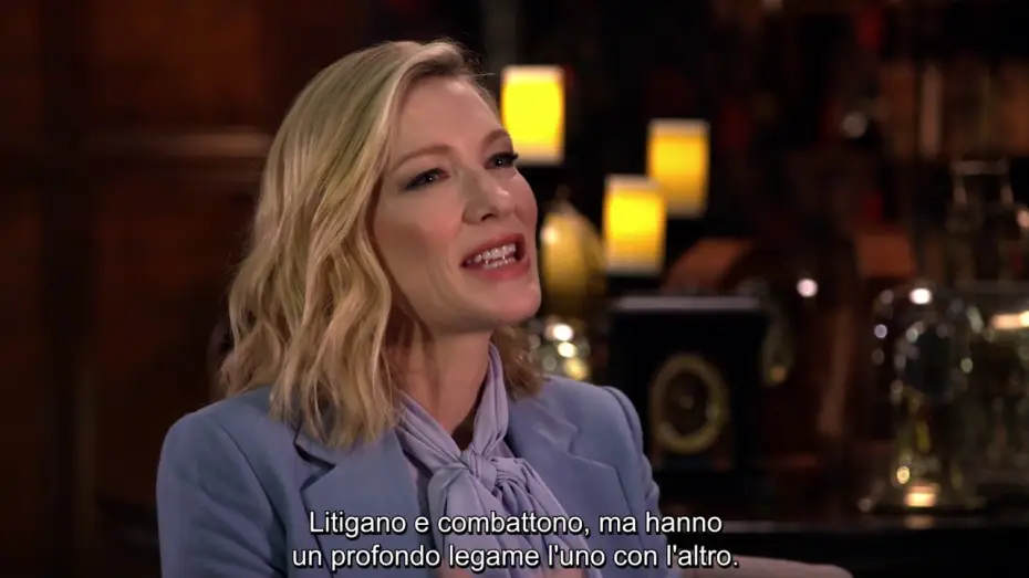 Video for the film The House with a Clock in Its Walls — IL MISTERO DELLA CASA DEL TEMPO - Featurette "Cate Blanchett è Florence Zimmerman"
