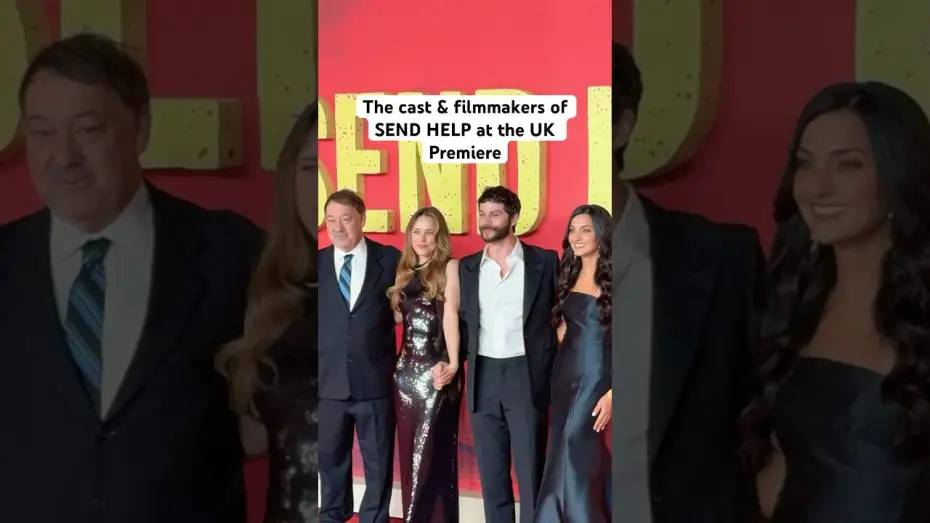 Video for the film Send Help — Cheers to the cast & filmmakers of SEND HELP in London for the UK Premiere!