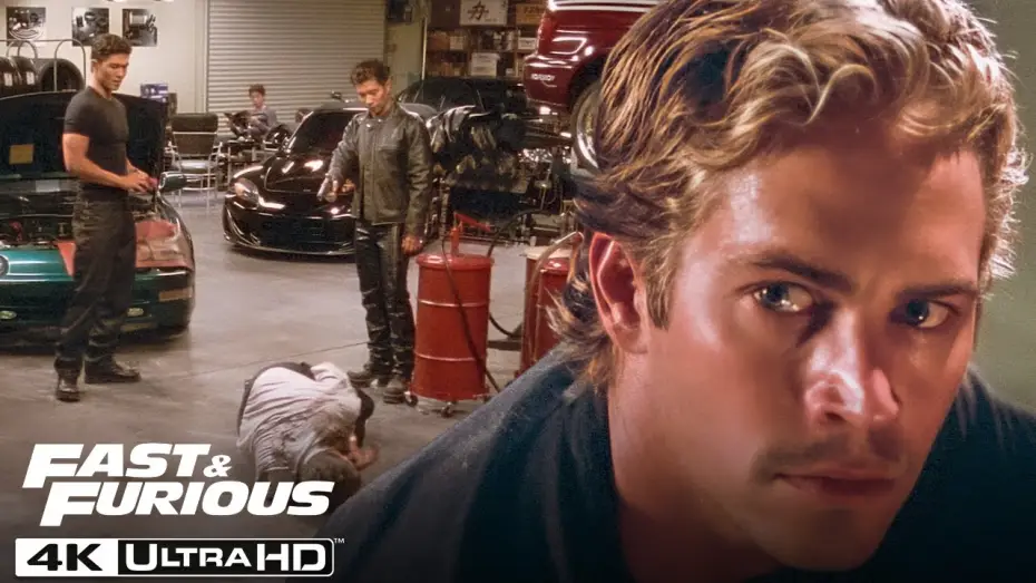 Video for the film The Fast and the Furious — Brian Snoops Around the Warehouse