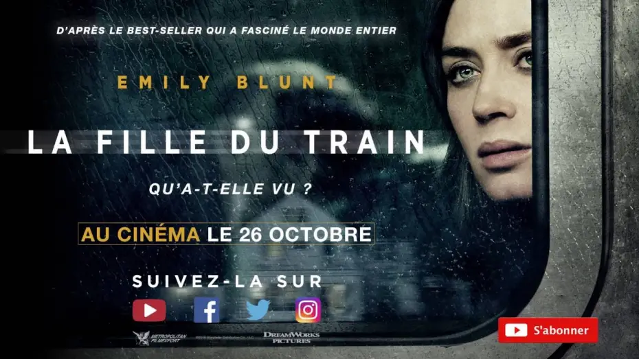Video for the film The Girl on the Train — LA FILLE DU TRAIN - BANDE-ANNONCE 1 - VF