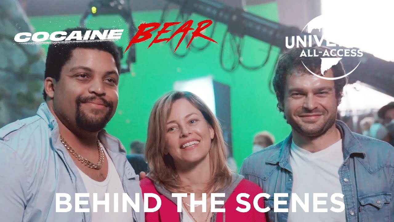 Video for the film Cocaine Bear — Elizabeth Banks in ALL Her Director Glory