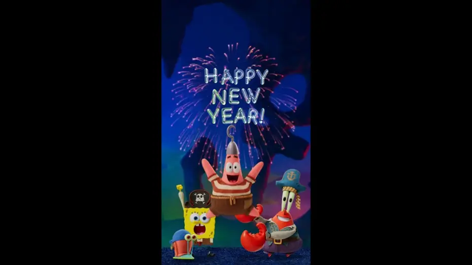 Video for the film The SpongeBob Movie: Search for SquarePants — New Year Countdown