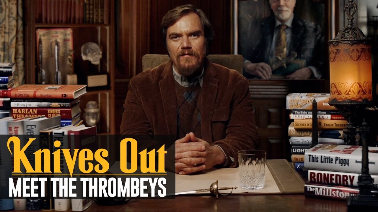 Video for the film Knives Out — Meet the Thrombeys: Blood Like Wine Publishing – Michael Shannon