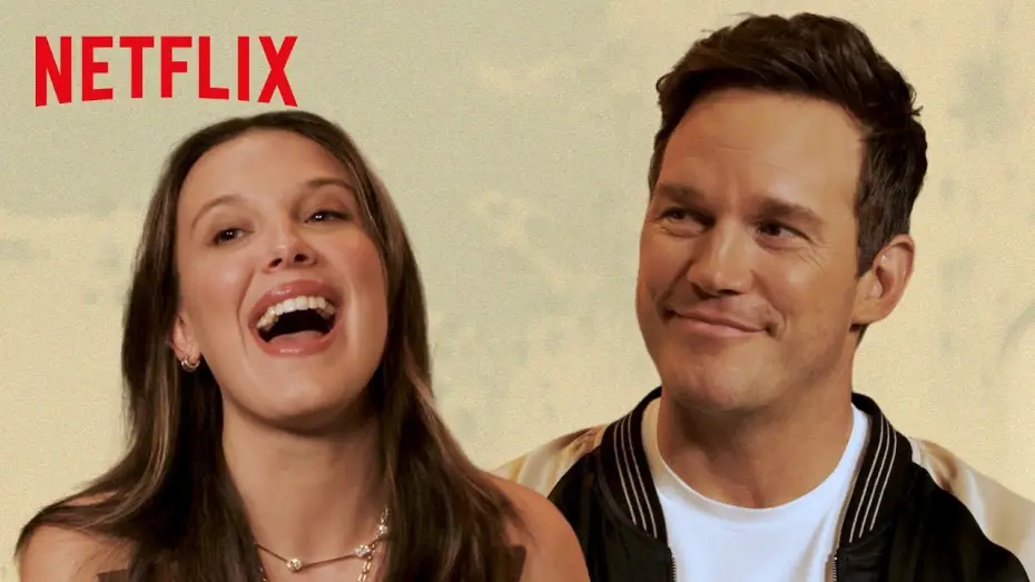 Video for the film The Electric State — How Well Do Millie Bobby Brown and Chris Pratt Know Each Other?