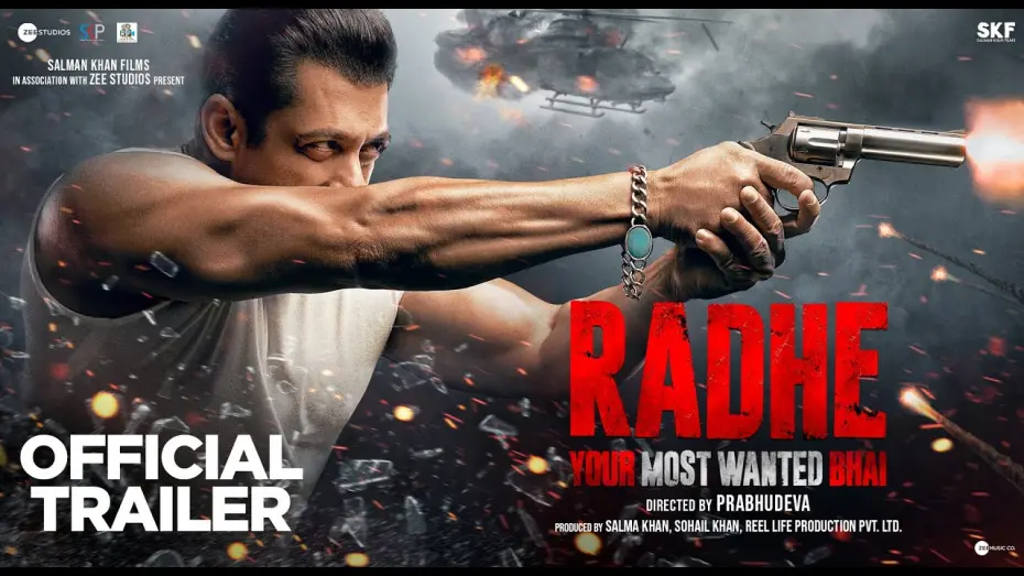 Video for the film Radhe — Radhe | Trailer | Salman Khan | Disha Patani | Randeep Hooda | Jackie Shroff | Prabhudeva | 13 May