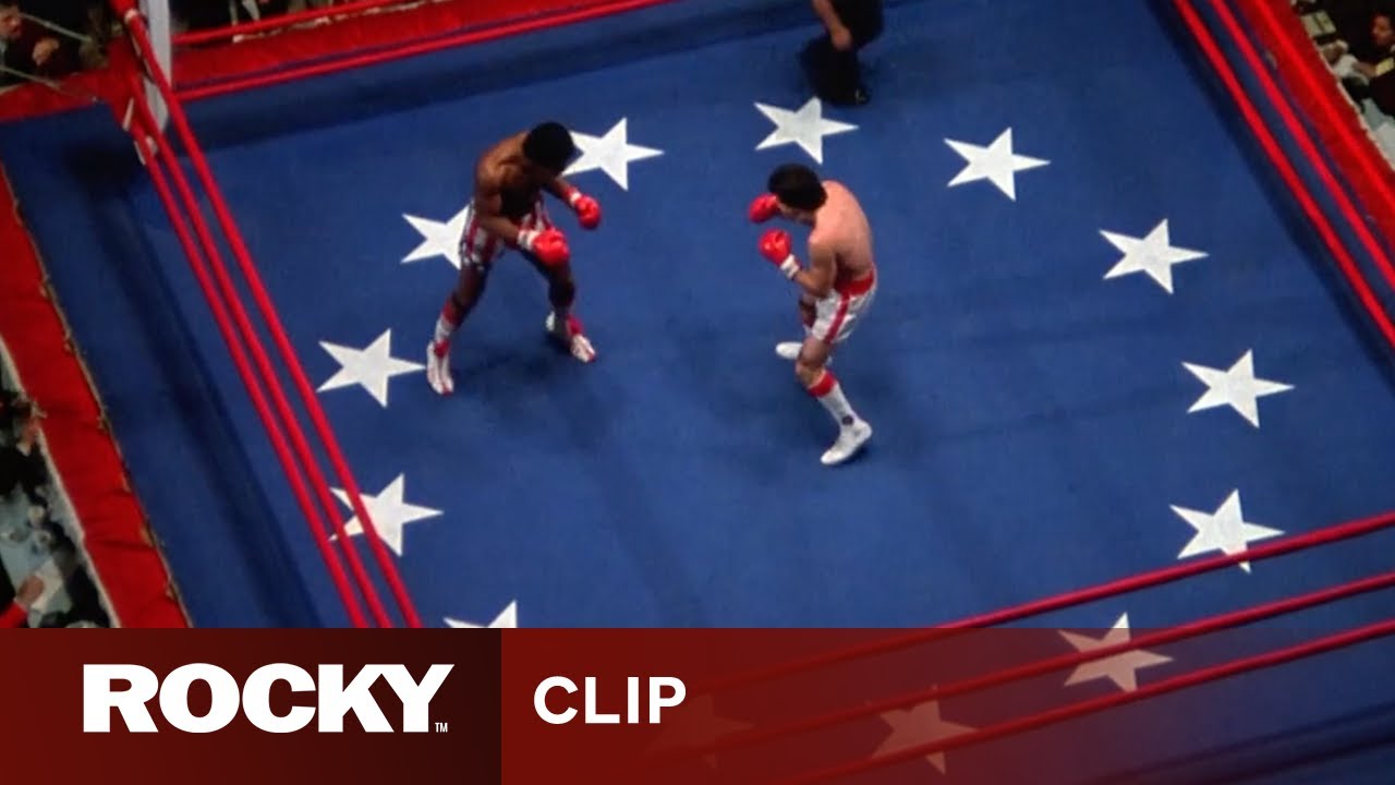 Video for the film Rocky — Apollo Creed Gets Knocked Down By Rocky Balboa