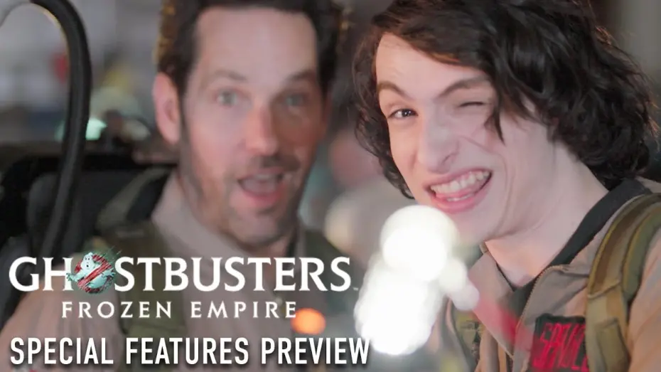 Video for the film Ghostbusters: Frozen Empire — Special Features Preview
