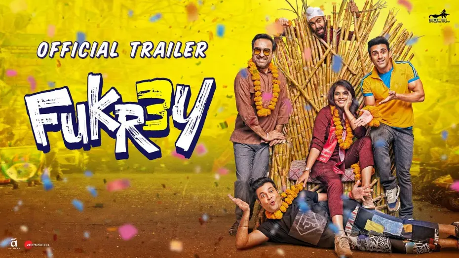Video for the film Fukrey 3 — Fukrey 3| Official Trailer| Pulkit Samrat| Varun Sharma| Manjot Singh| Richa Chadha| Pankaj Tripathi