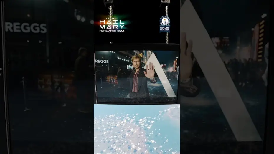 Video for the film Project Hail Mary — A new Guinness World Records title has been achieved for the Highest Altitude IMAX Film trailer!