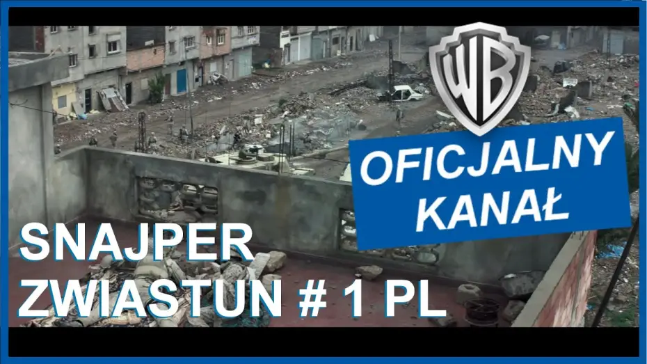 Video for the film American Sniper — Snajper- Zwiastun #1 PL