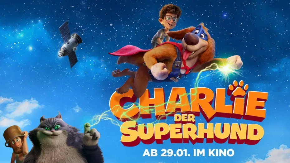 Video for the film Charlie the Wonderdog — CHARLIE DER SUPERHUND - Trailer Deutsch HD - Ab 29.01.26 im Kino!