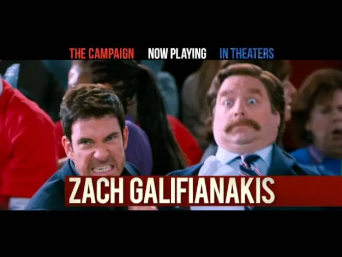 Video for the film The Campaign — Now Playing Spot 1