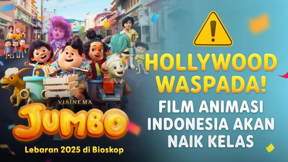 Video for the film Jumbo — Official Trailer - JUMBO | Tayang Lebaran 2025 di Bioskop