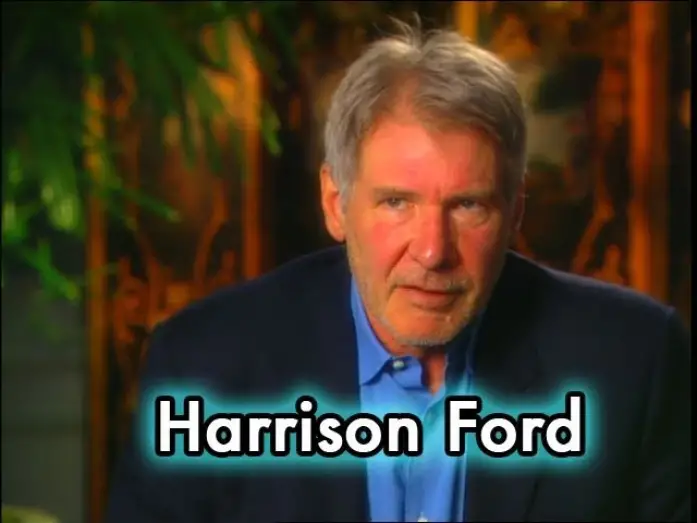 Video for the film Star Wars — Harrison Ford on Shooting Star Wars