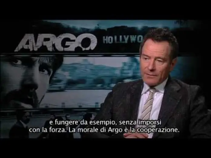 Video for the film Argo — Argo di Ben Affleck - Intervista a Bryan Cranston (sottotitoli in italiano)