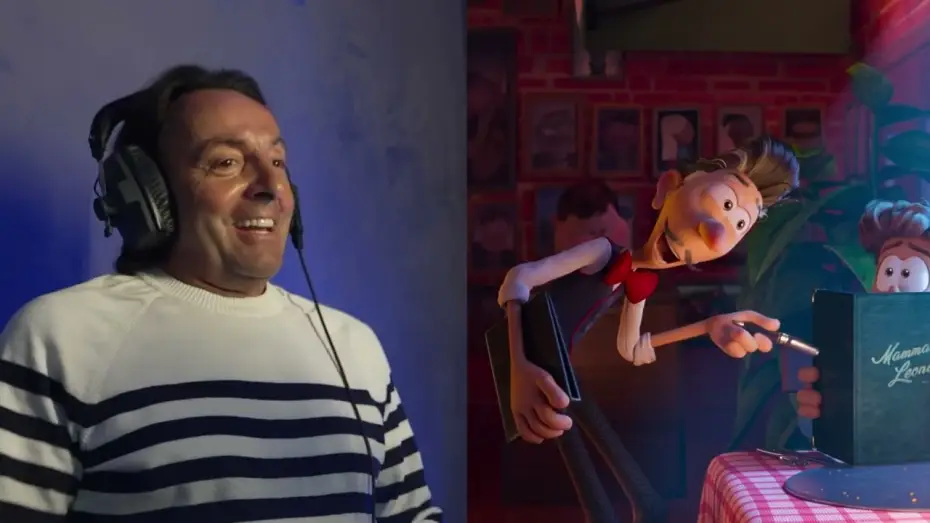 Video for the film The Garfield Movie — Michel Moran jako Vito w filmie: "Garfield"
