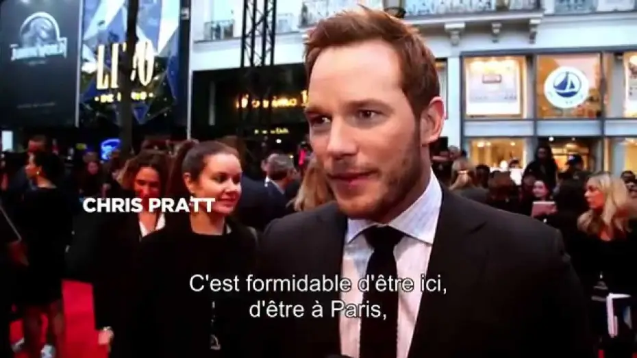 Video for the film Jurassic World — Jurassic World / Featurette "Avant-Première Mondiale à Paris"