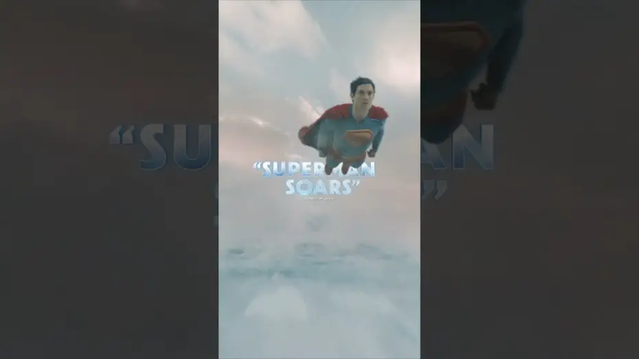 Video for the film Superman: Legacy — Superman is officially the #1 movie in the world.