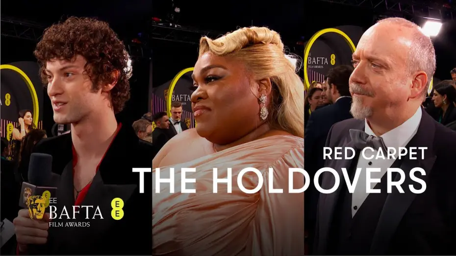Video for the film The Holdovers — Paul Giamatti, Dominic Sessa and Da'Vine Joy Randolph on The Holdovers | EE BAFTA Film Awards 2024